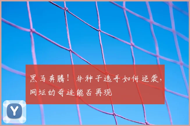 黑马奔腾！非种子选手如何逆袭，网坛的奇迹能否再现
